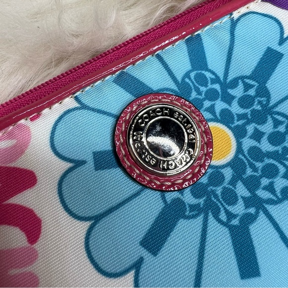 Colorful Floral Coach Wallet/Wristlet - Picture 4 of 10